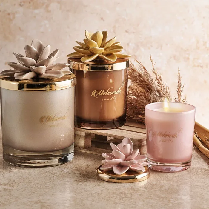 Melaverde Candela Grande Dahlia Tortora 300 gr - immagine 3