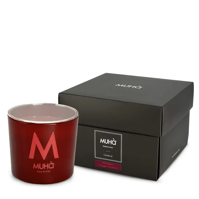 Muhà Candela in Vetro 270g Melograno In saldo