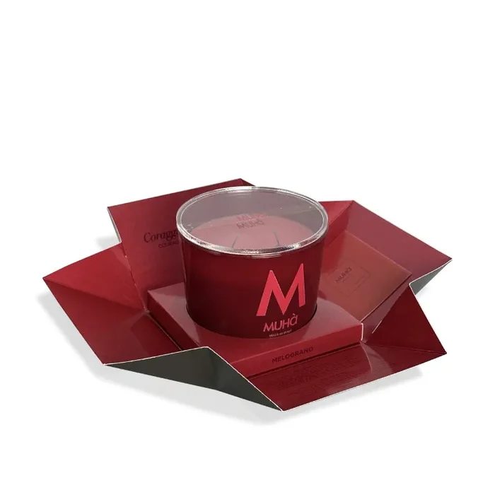 Muhà Candela in Vetro 270g Melograno In saldo - immagine 3