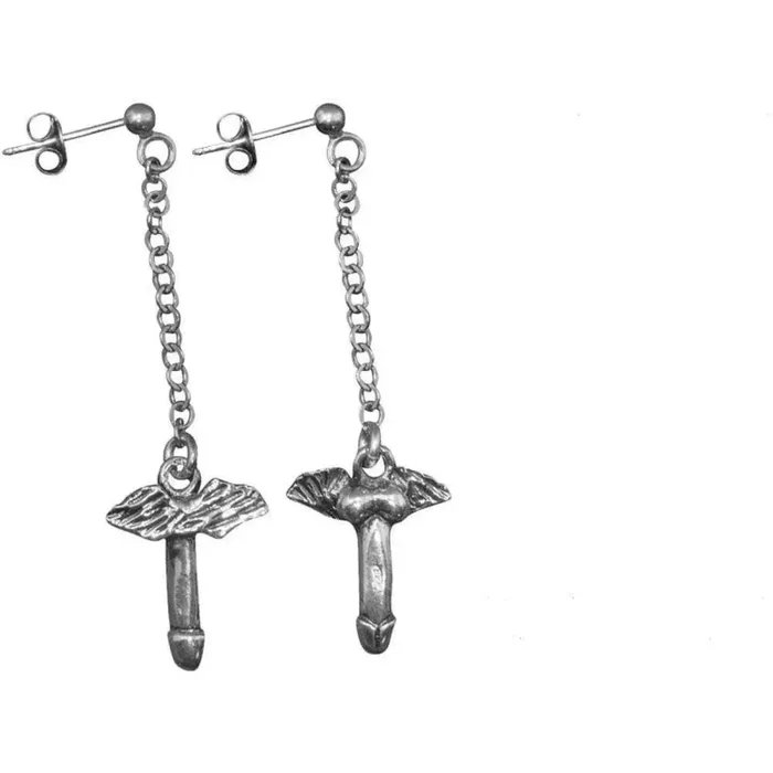 Orecchini pendenti con Fallo Alato di Pompei
