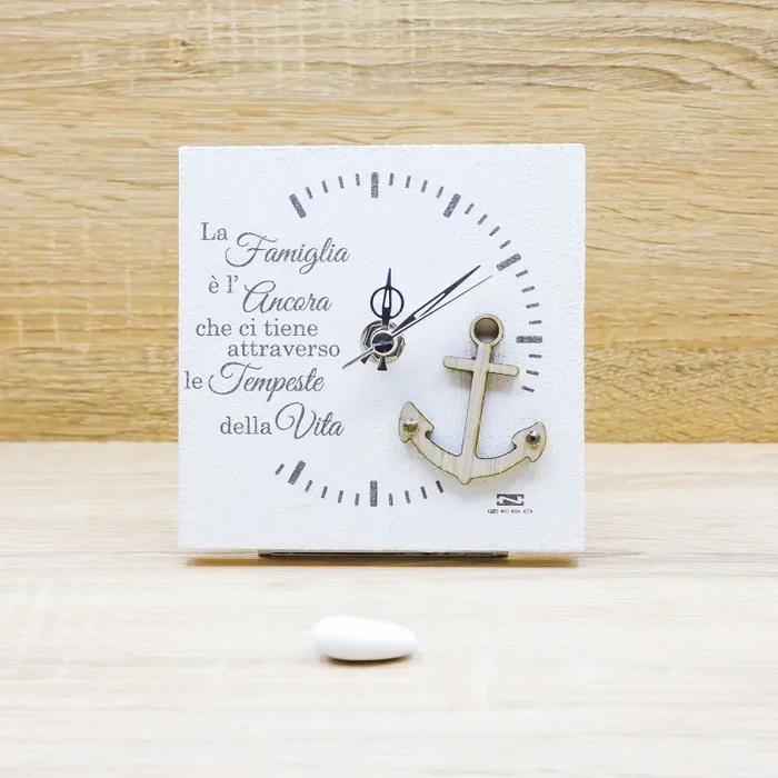 Orologio “Famiglia” con Ancora Negó