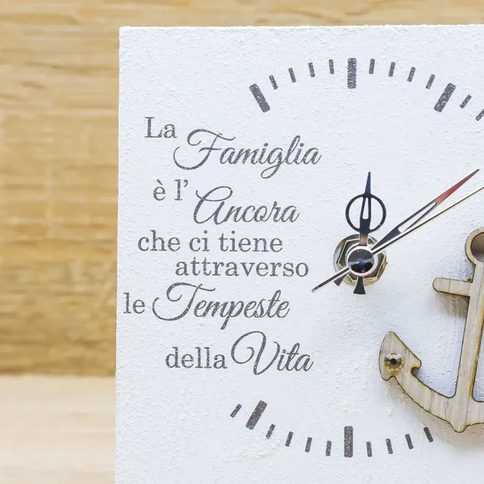 Orologio “Famiglia” con Ancora Negó - immagine 3