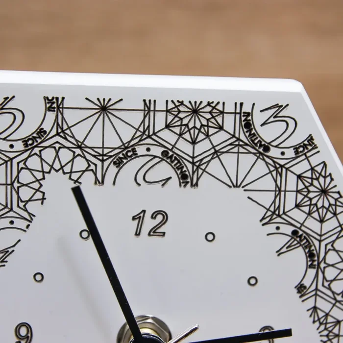 Orologio Esagonale Black&White Gattinoni - immagine 2