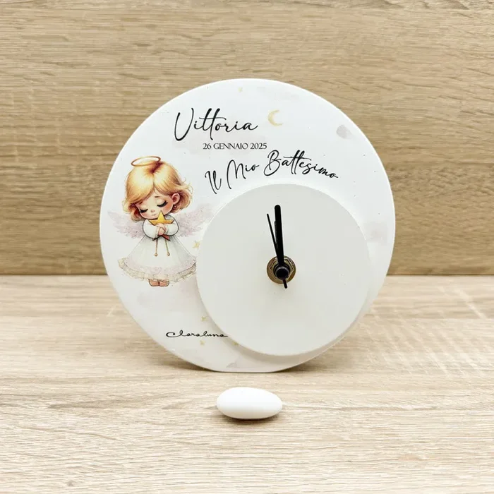 Orologio Rosa con Angelo Claraluna