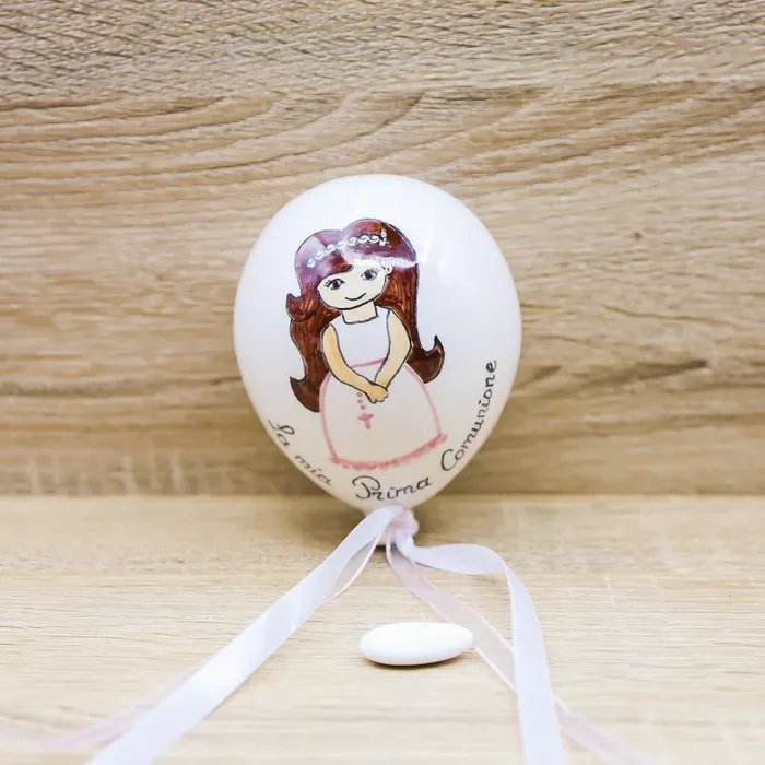 Palloncino Bimba Comunione Pienne Design Online ora