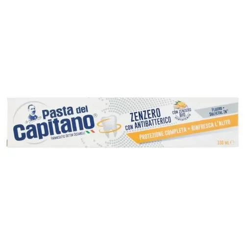 Pasta del capitano dentifricio zenzero antibatterico 100 ml Fornitura