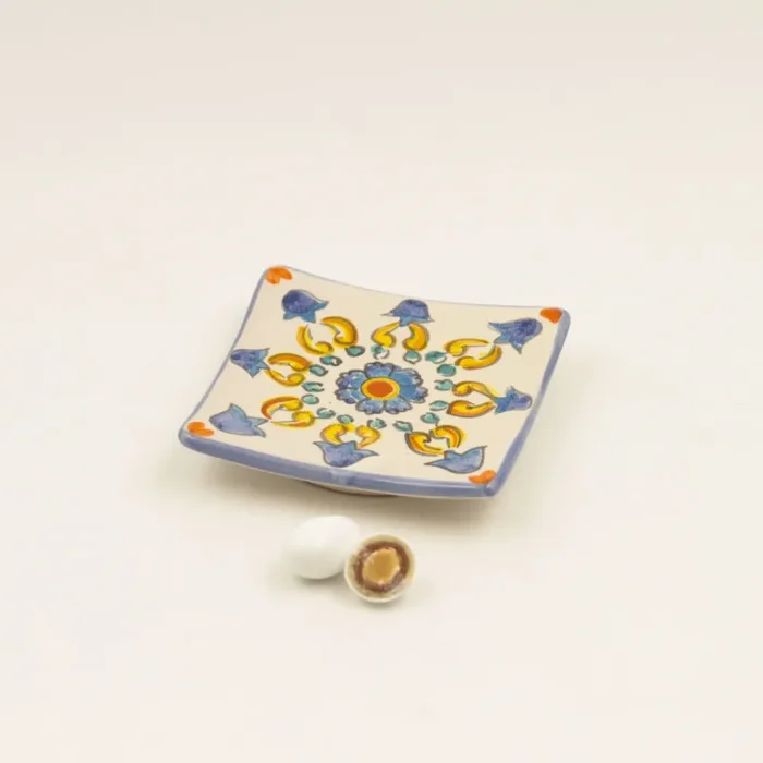 Piatto Decoro Capri Stile Vietrese Il Borgo di Vietri