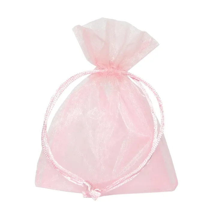 Piovaccari Busta Organza Rosa 7.5 x 10 cm 10 Pz