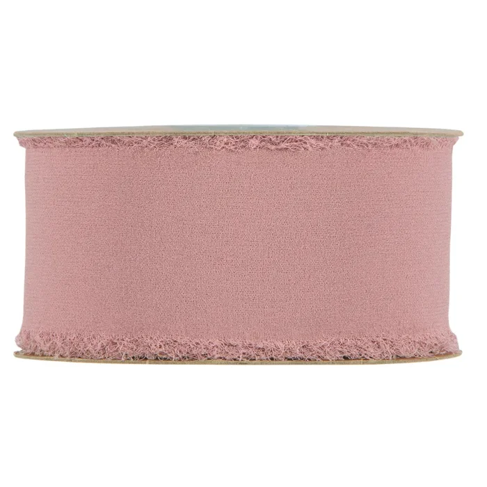 Piovaccari Nastro Organdy Ribbon H 50 Mm 10 Mt Dark Pink In saldo