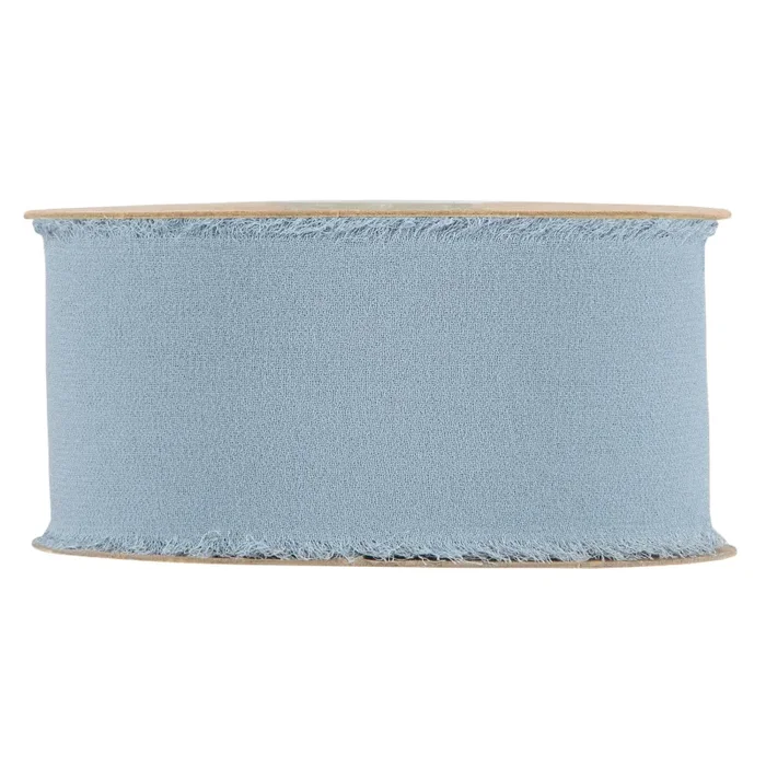 Piovaccari Nastro Organdy Ribbon H 50 Mm 10 Mt Smokey Blue