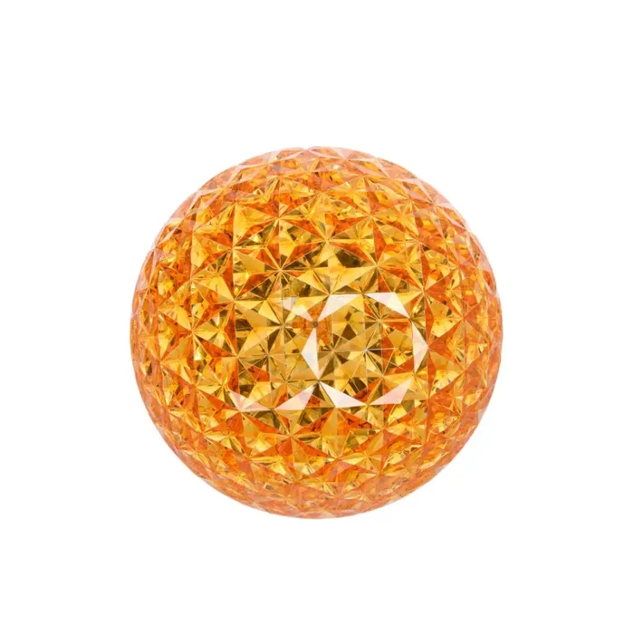 PLANET TAVOLO STELO AMBRA - immagine 2