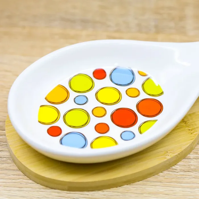 Poggia Mestolo con Bolle Colorate “Caffettino” Cuore Matto Online - immagine 3