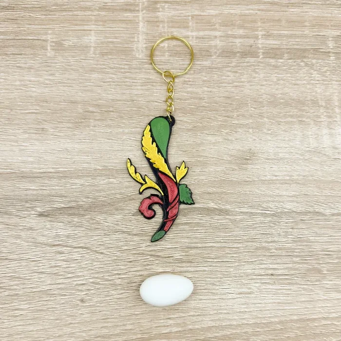 Portachiavi Asso di Bastone Bella Napoli