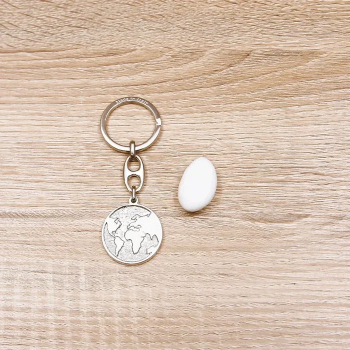 Portachiavi Mappamondo in Rilievo Linea Viaggi