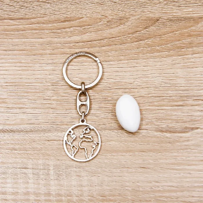 Portachiavi Mappamondo Traforato Linea Viaggi Vendita online