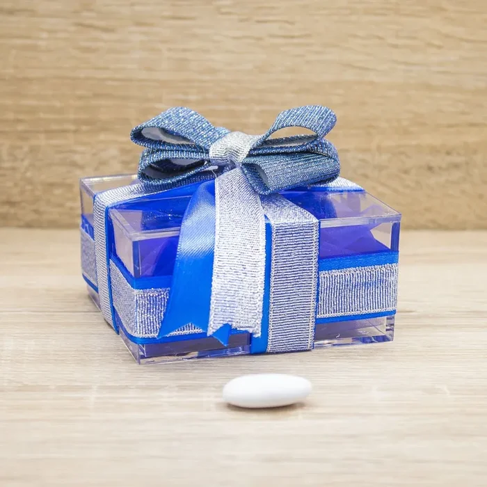 Portaconfetti Blu 20 Confetti - immagine 2