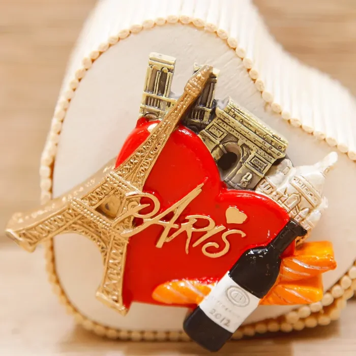 Portaconfetti Cuore con Magnete Parigi Saldi - immagine 2