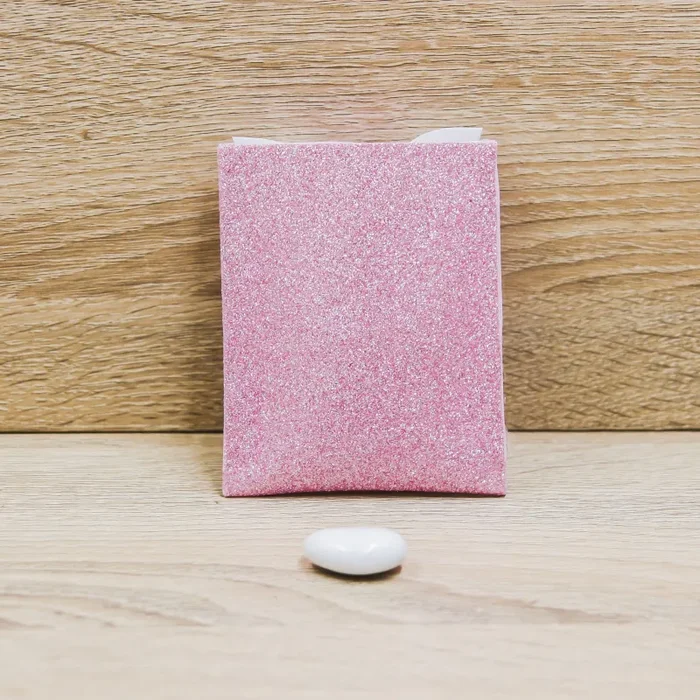 Portaconfetti Glitter Rosa con Magnete Unicorno - immagine 3