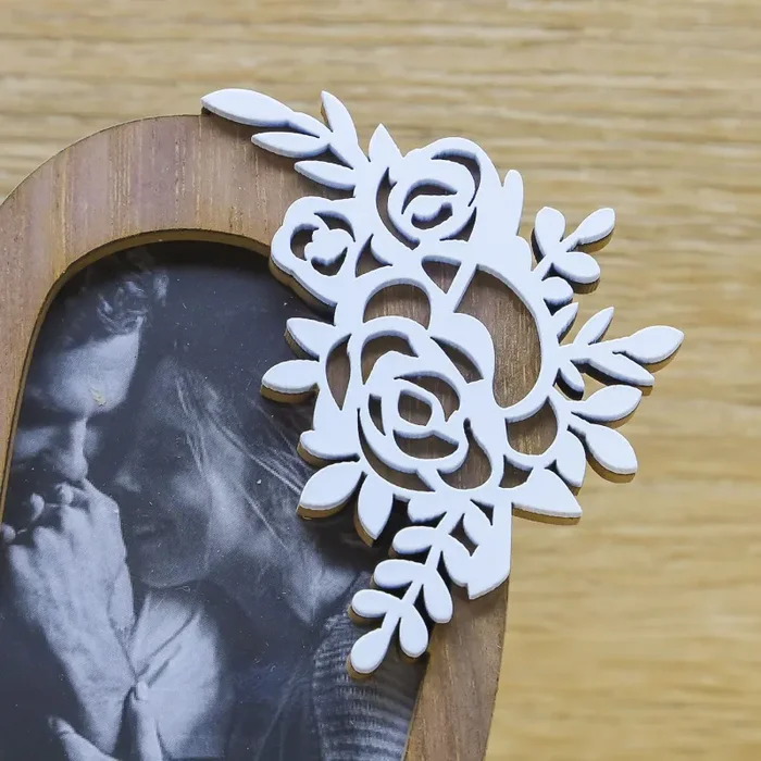 Portafoto Cuore Floreale Claraluna - immagine 2