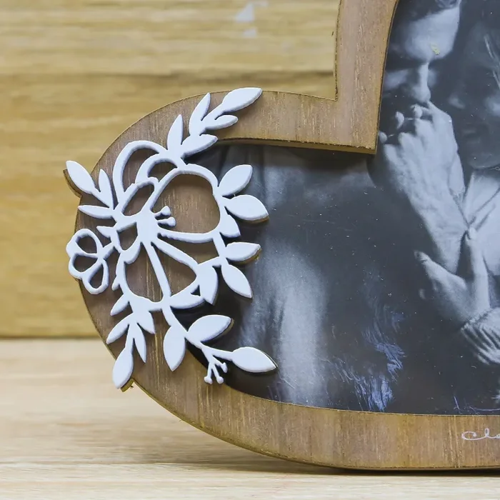 Portafoto Cuore Floreale Claraluna - immagine 3