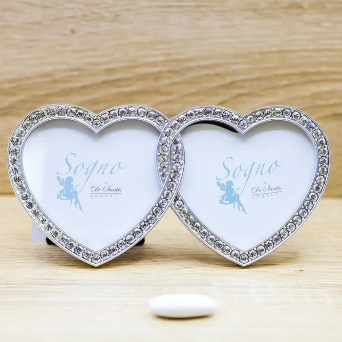 Portafoto Cuori con Strass De Santis Argenti - immagine 3
