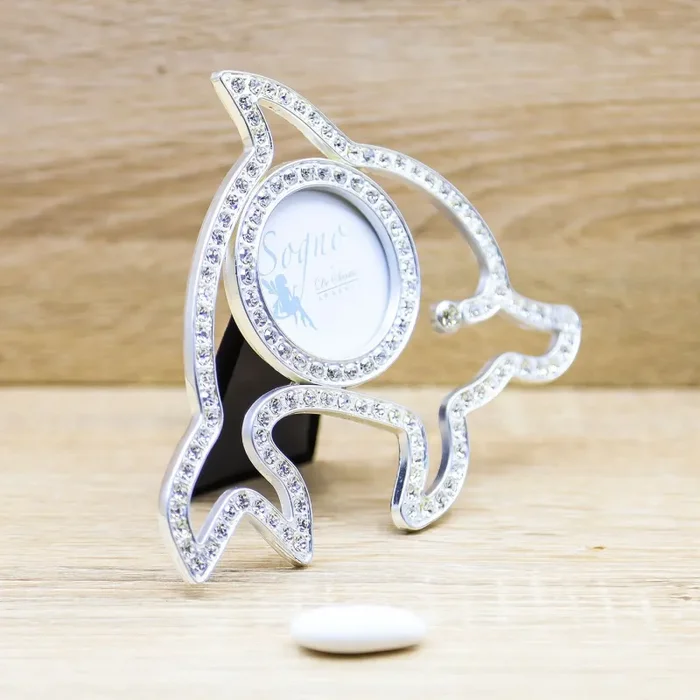 Portafoto Delfino con Strass De Santis Argenti - immagine 3