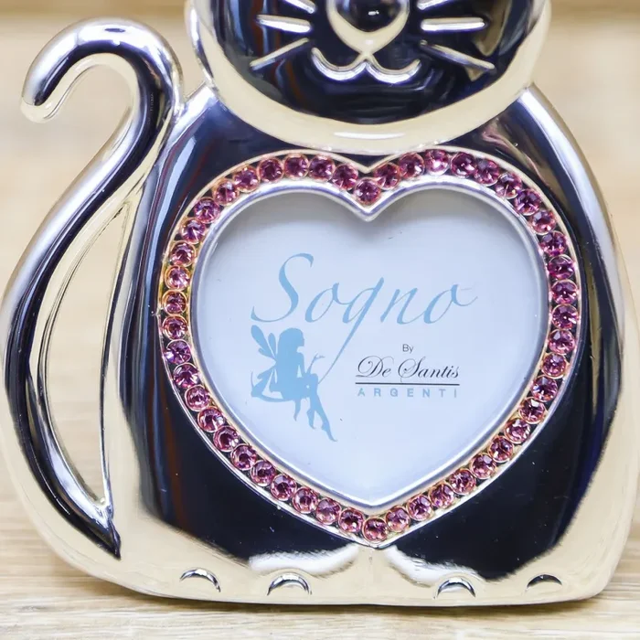 Portafoto Gatto Rosa De Santis Argenti - immagine 2