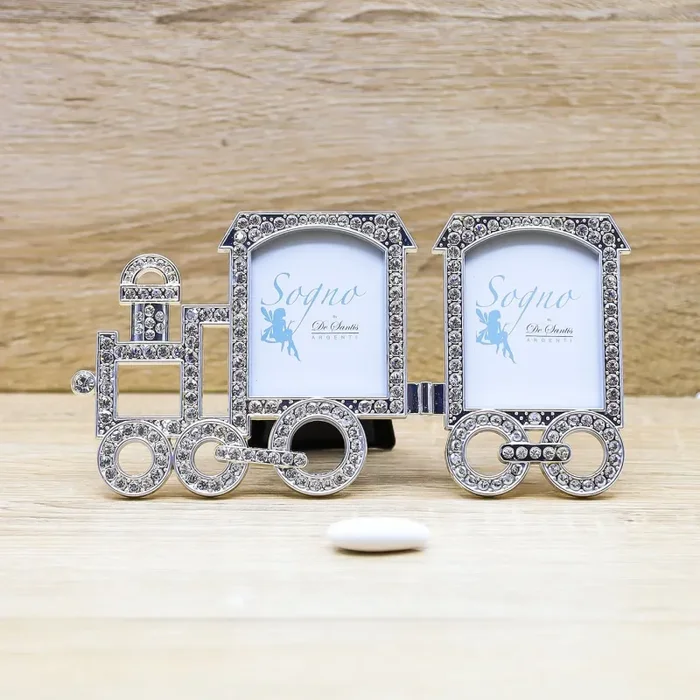 Portafoto Trenino con Strass De Santis Argenti Online