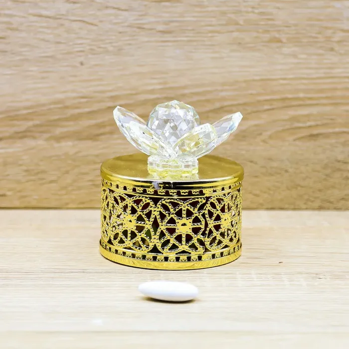 Portagioie Oro Tondo con Rosa Marilyn Rome Vendita online