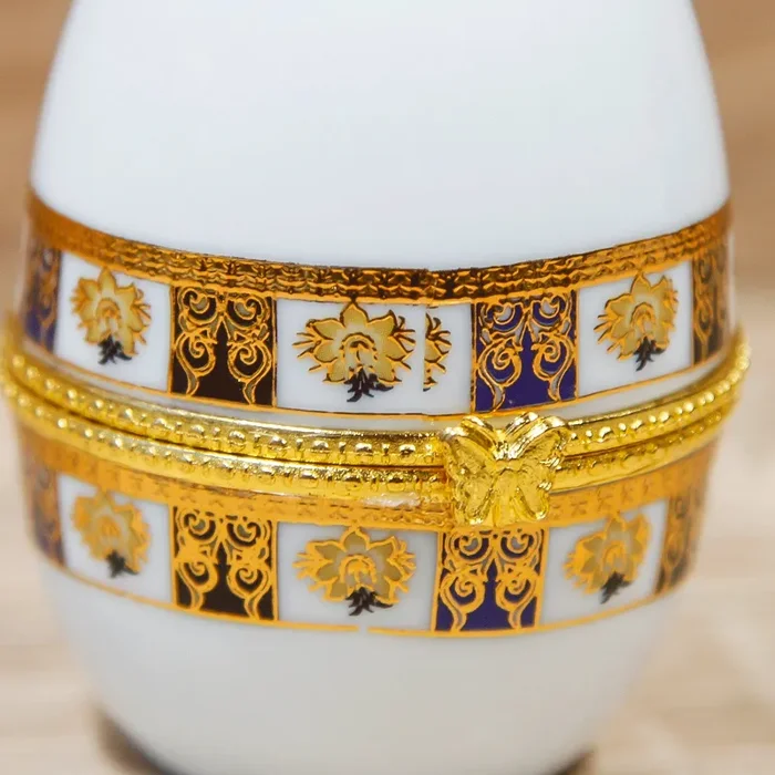 Portagioie Uovo Piccolo “Flower Decor” Caroline Saldi - immagine 3