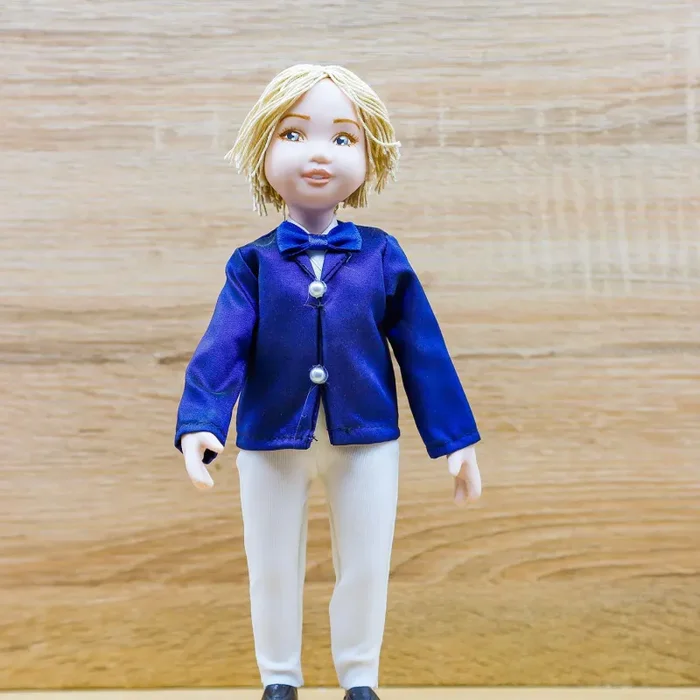 Principe con Abito Blu Averla Bomboniere - immagine 2