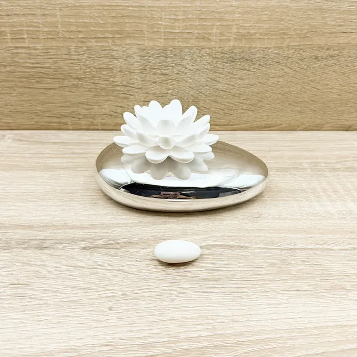 Profumatore Argento Fiore di Loto Claraluna Online - immagine 2