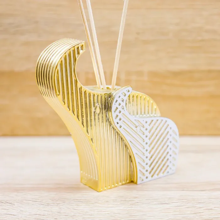 Profumatore Coppia Elefanti Lully Argenti - immagine 2