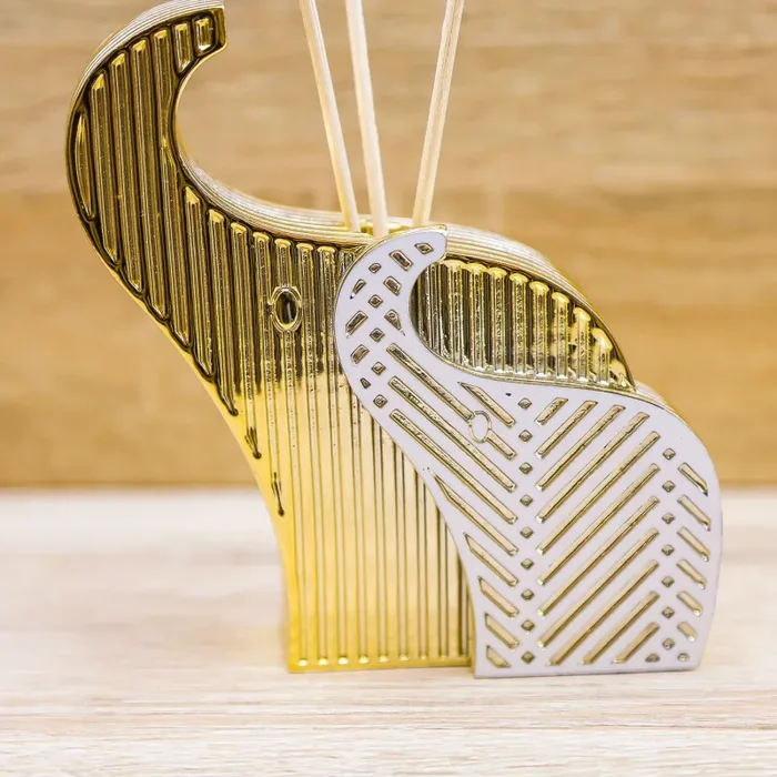 Profumatore Coppia Elefanti Lully Argenti - immagine 3