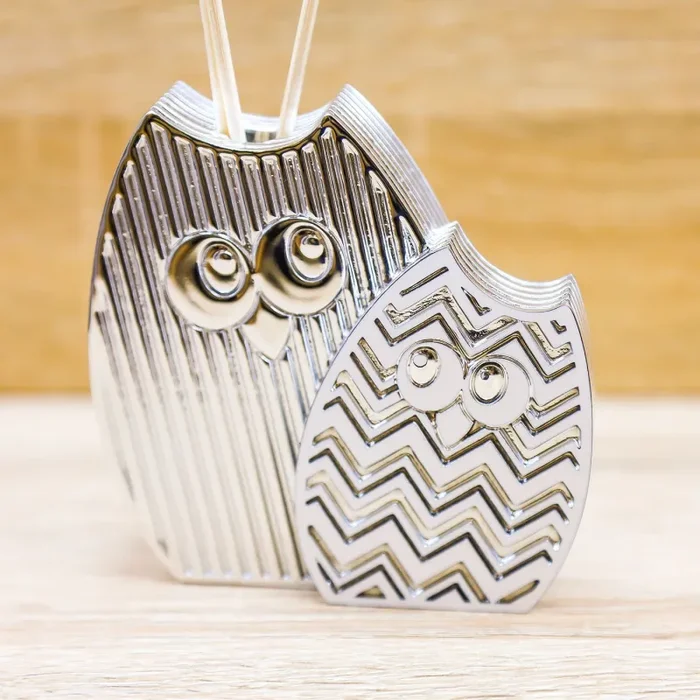 Profumatore Coppia Gufi Lully Argenti - immagine 2