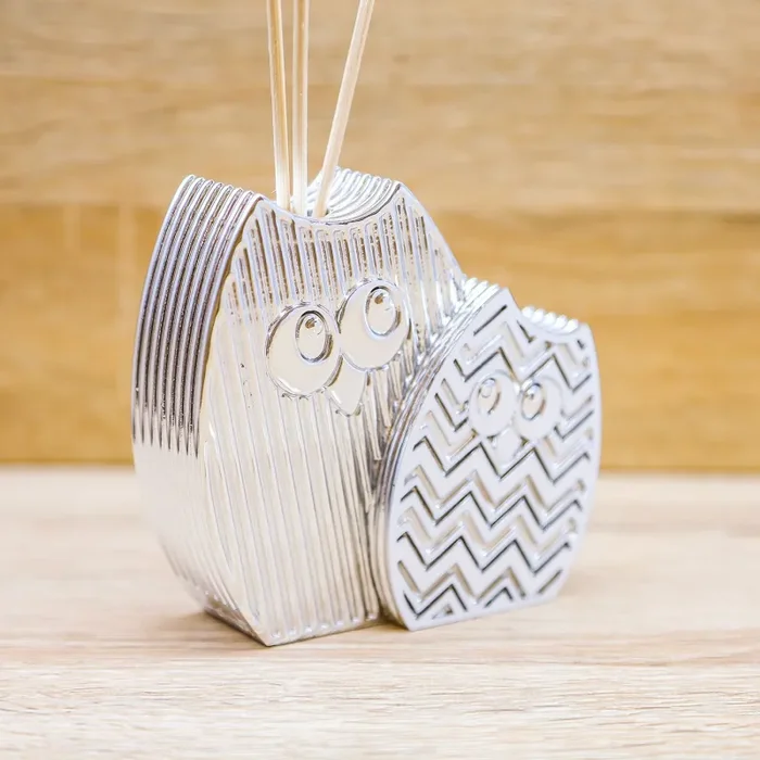 Profumatore Coppia Gufi Lully Argenti - immagine 3