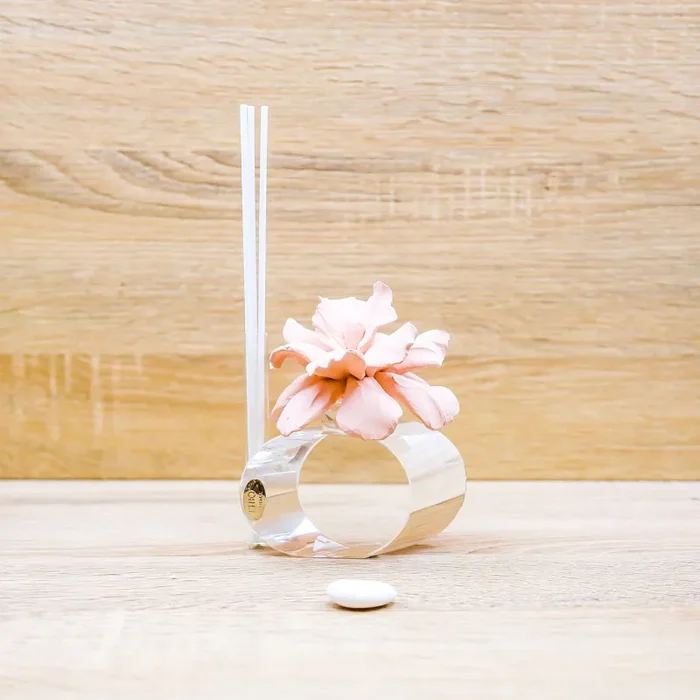 Profumatore Cristallo Fiore Rosa Tibo’ Cristal Moda