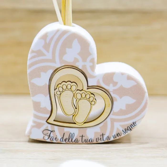 Profumatore Cuore Battesimo Linea Marinette Dolcicose - immagine 3