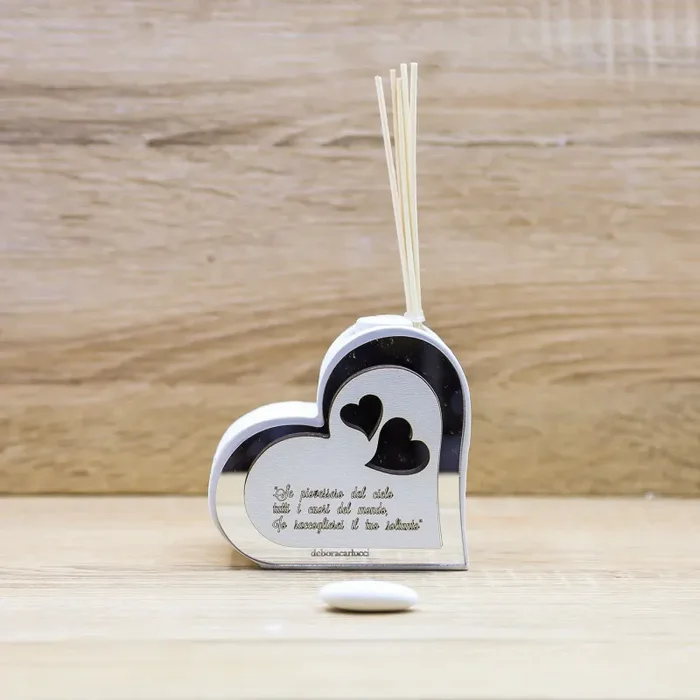 Profumatore Cuore con Frase Debora Carlucci