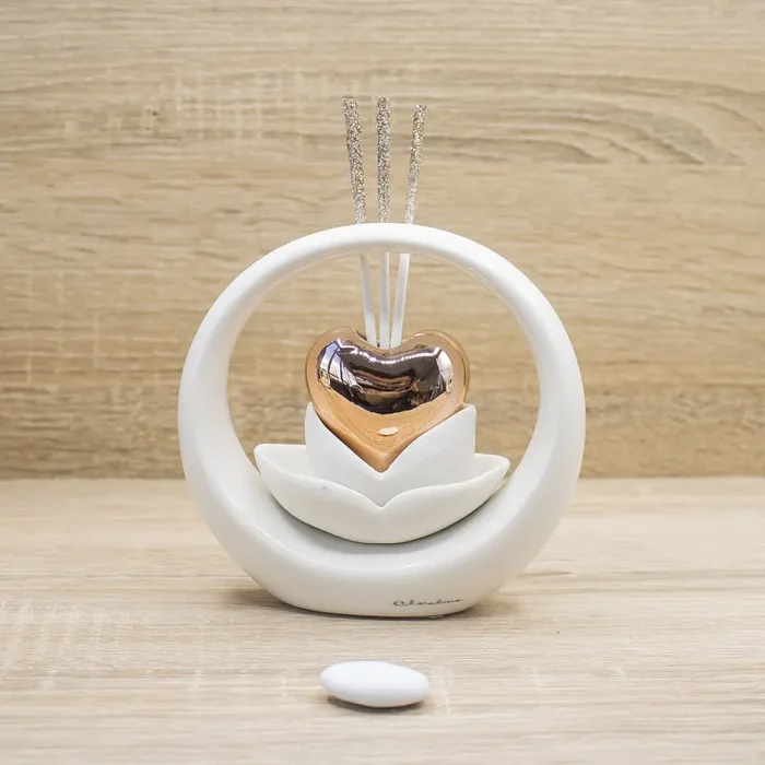 Profumatore Cuore Rame Circolare Claraluna