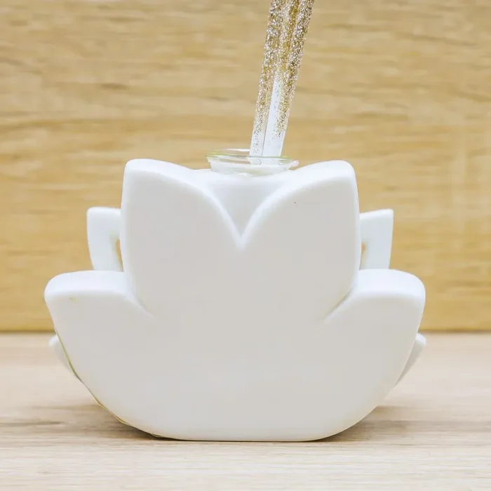 Profumatore Fiore di Loto Oro Argento Claraluna - immagine 3