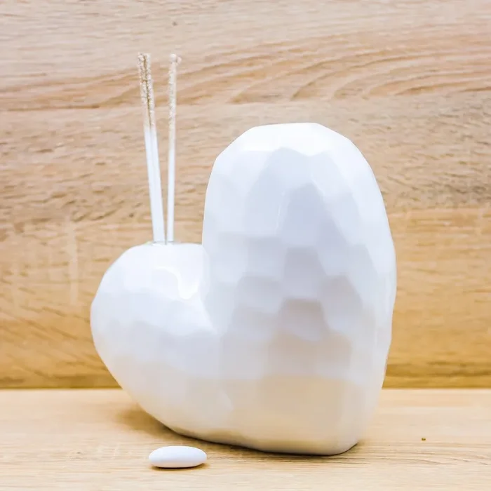 Profumatore Grande Cuore Bianco Claraluna - immagine 2