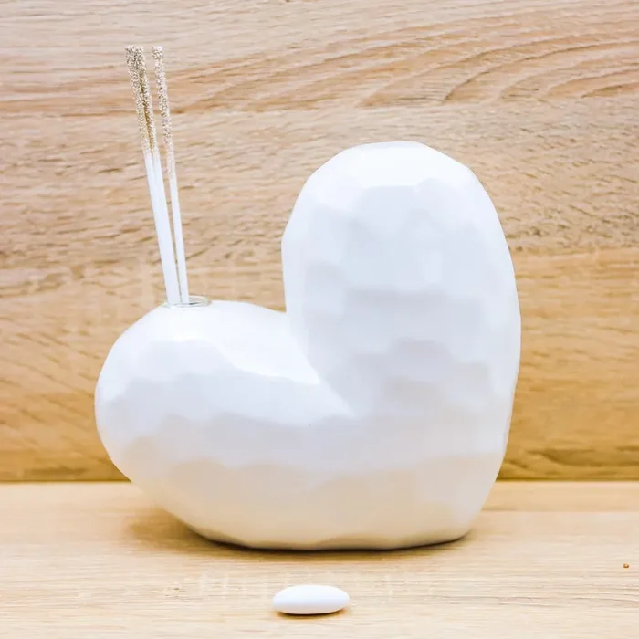 Profumatore Grande Cuore Bianco Claraluna - immagine 3