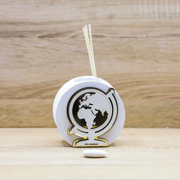 Profumatore Mappamondo Oro Debora Carlucci