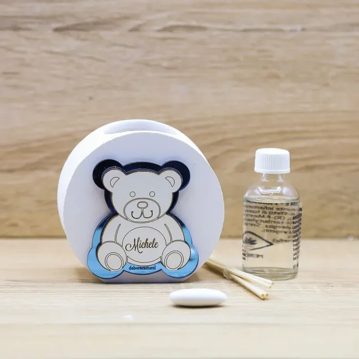 Profumatore Orsetto Azzurro Personalizzabile Debora Carlucci - immagine 3