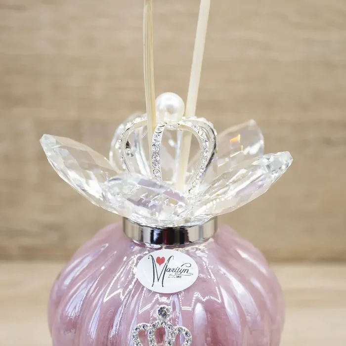 Profumatore Rosa con Corona Argento Marilyn Rome - immagine 2