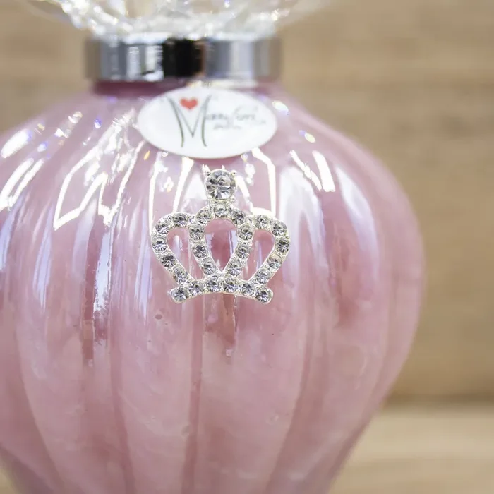 Profumatore Rosa con Corona Argento Marilyn Rome - immagine 3