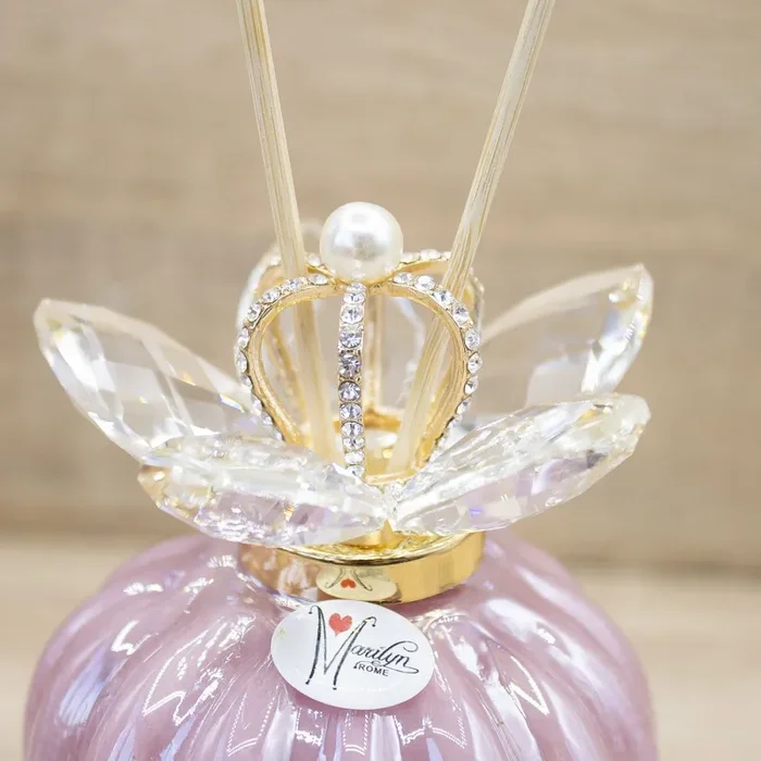 Profumatore Rosa con Corona Oro Marilyn Rome - immagine 2