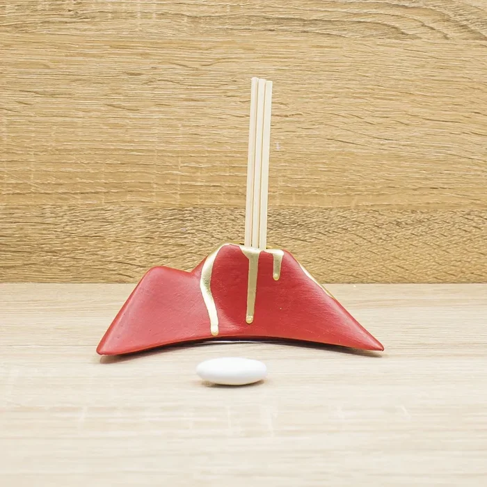 Profumatore Vesuvio Rosso e Oro Bella Napoli Vendita calda online