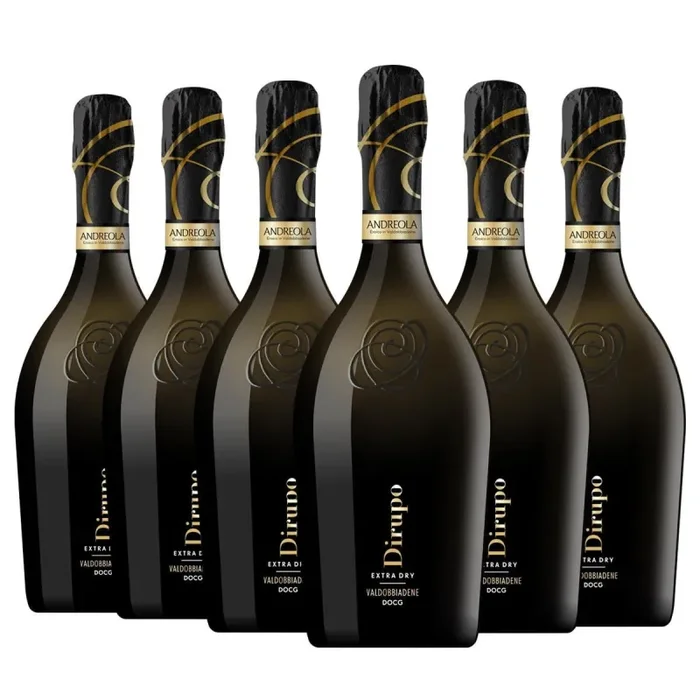 Prosecco Di Valdobbiadene Superiore Dirupo Extra Dry Andreola – Kit 6 bottiglie